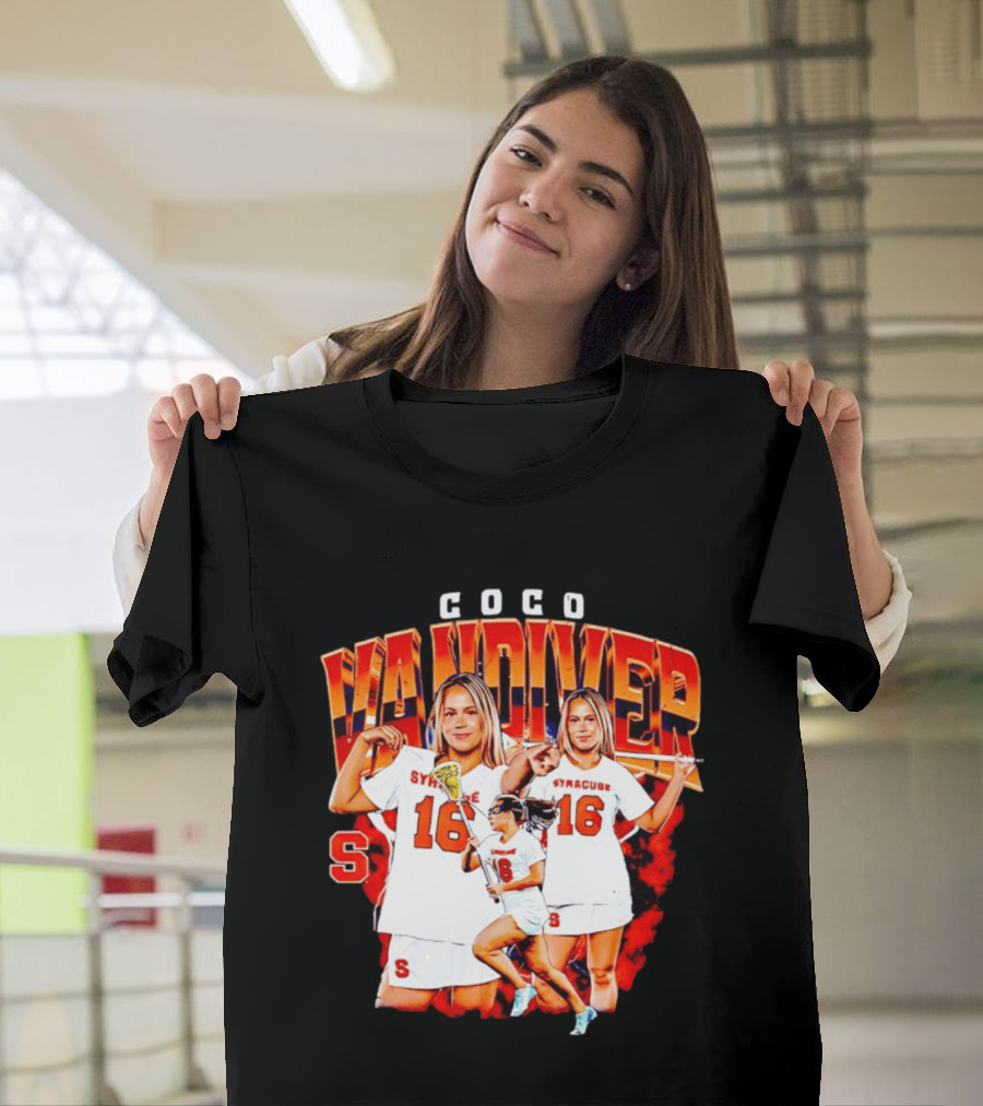 Coco Vandiver Syracuse Orange Lacrosse Number 16 T-Shirt
