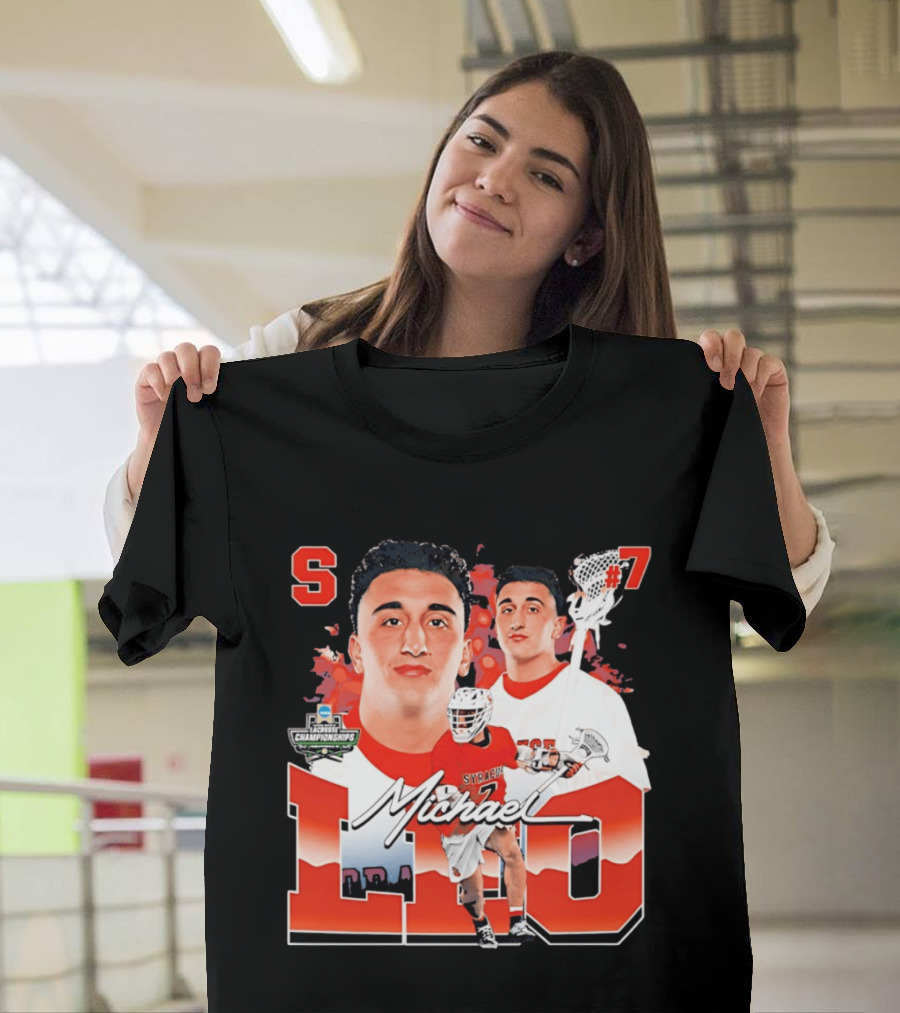 Michael Leo Syracuse NCAA Lacrosse Championships #7 T-Shirt