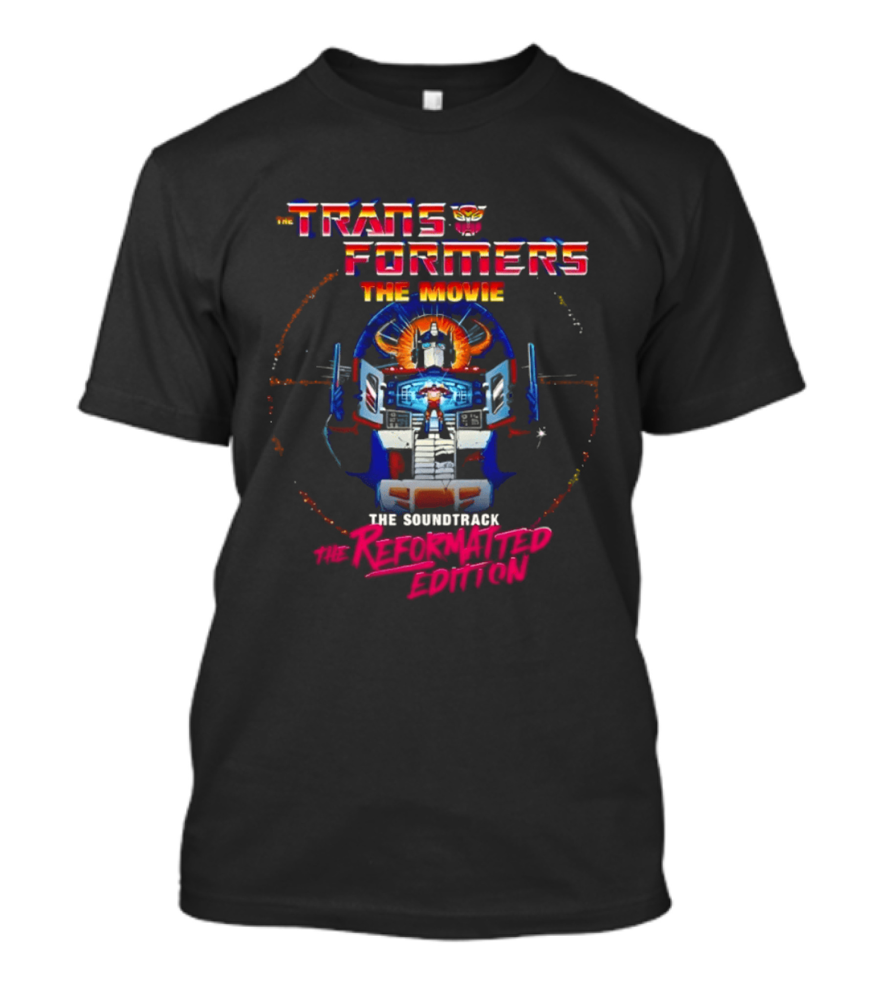 Transformers The Movie Soundtrack The Reformatted Edition Optimus Prime T-Shirt
