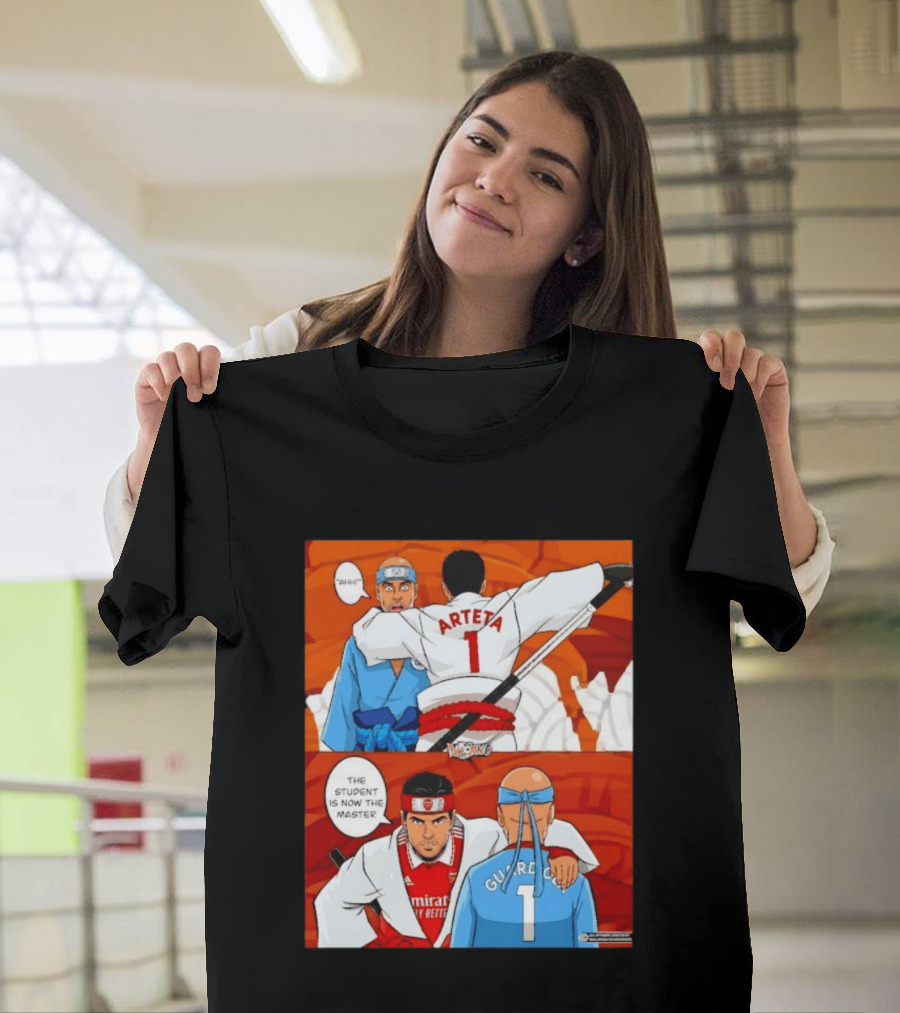 Arteta Vs Guardiola Student Becomes Master Martial Arts Showdown T-Shirt