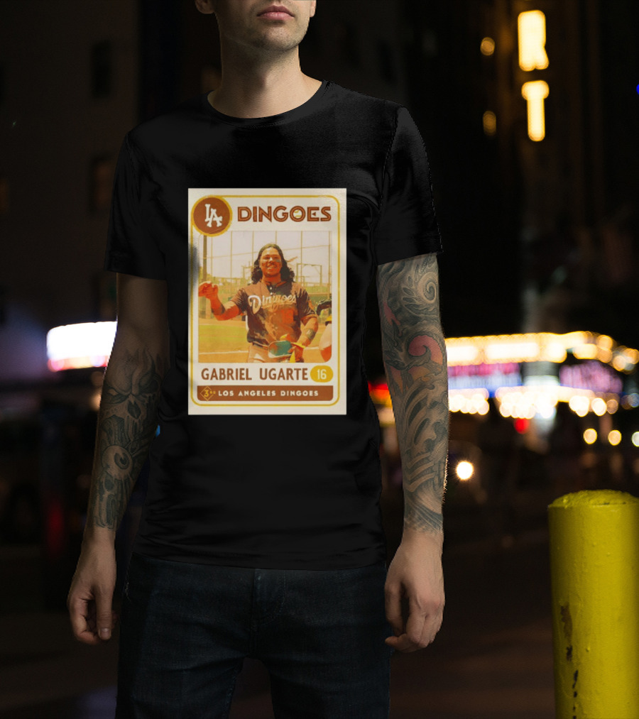 Los Angeles Dingoes Gabriel Ugarte 16 Player Card T-Shirt