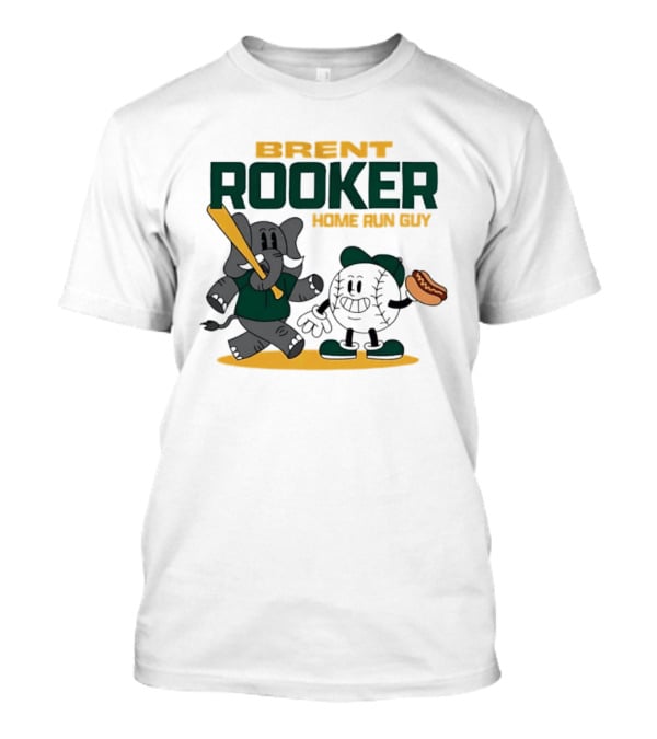 Brent Rooker Oakland Athletics Home Run Guy Elephant Baseball Hotdog T-Shirt