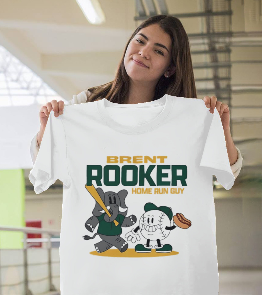 Brent Rooker Oakland Athletics Home Run Guy Elephant Baseball Hotdog T-Shirt