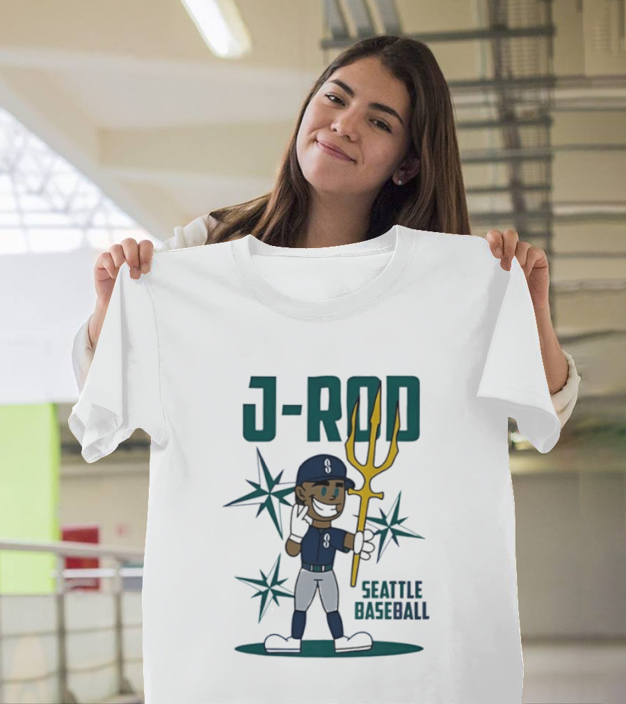 Julio Rodríguez J Rod Seattle Baseball MLB Players Mariners T-Shirt