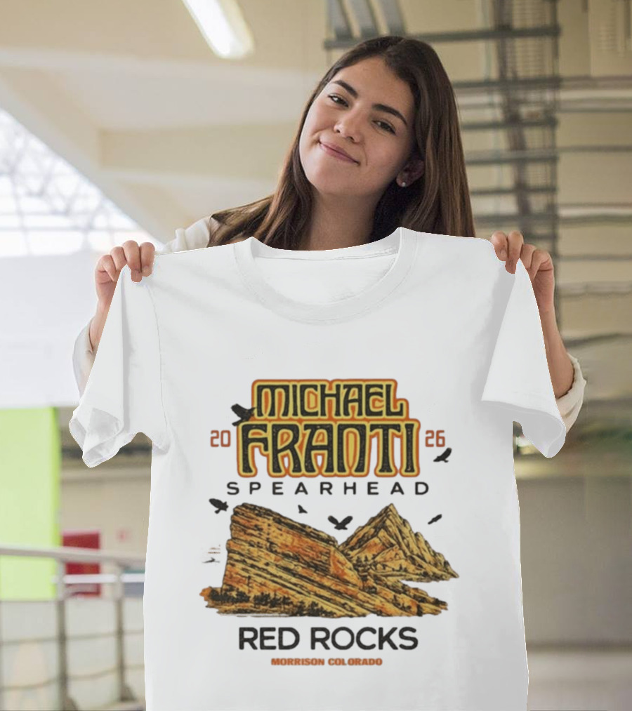Michael Franti Spearhead 2026 Red Rocks Morrison Colorado T-Shirt
