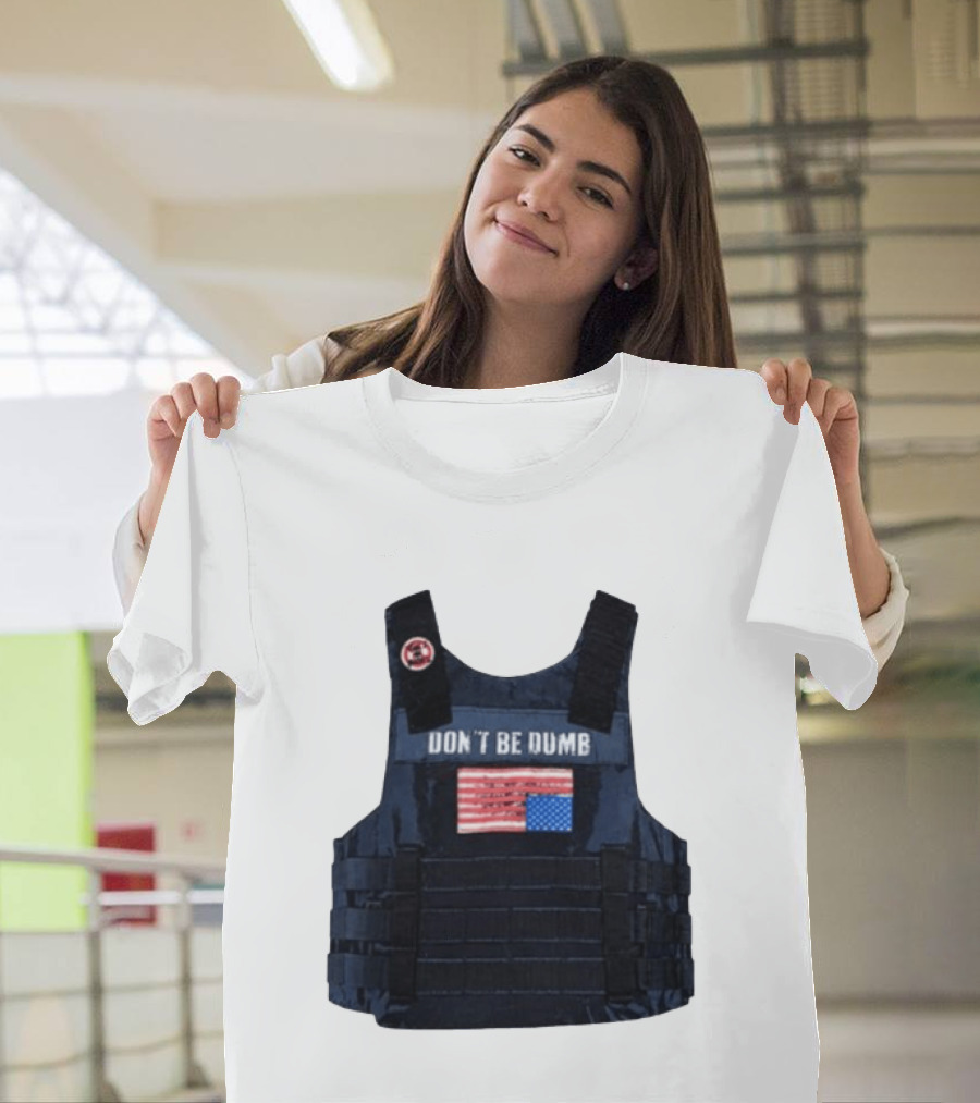 Original A$AP Rocky Don't Be Dumb Tour Tactical Vest With Patch T-Shirt