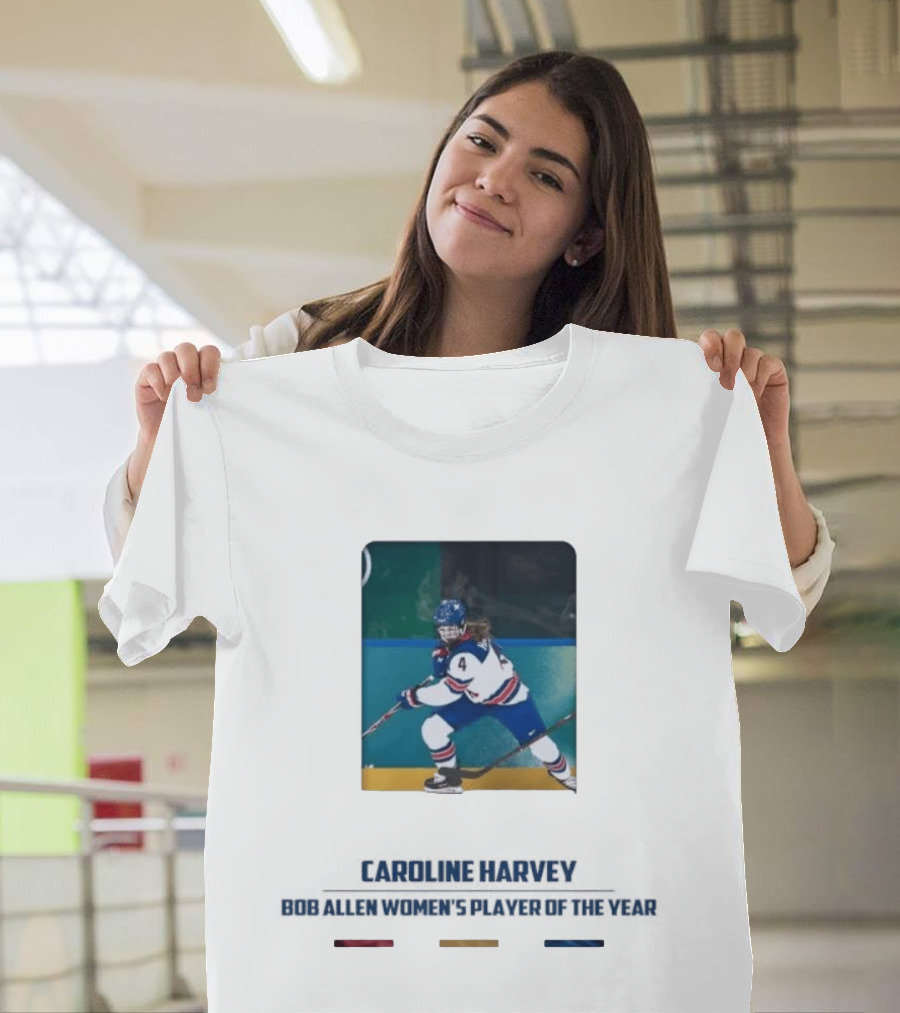 Caroline Harvey Bob Allen Women's Player Of The Year Ice Hockey USA Team 4 T-Shirt