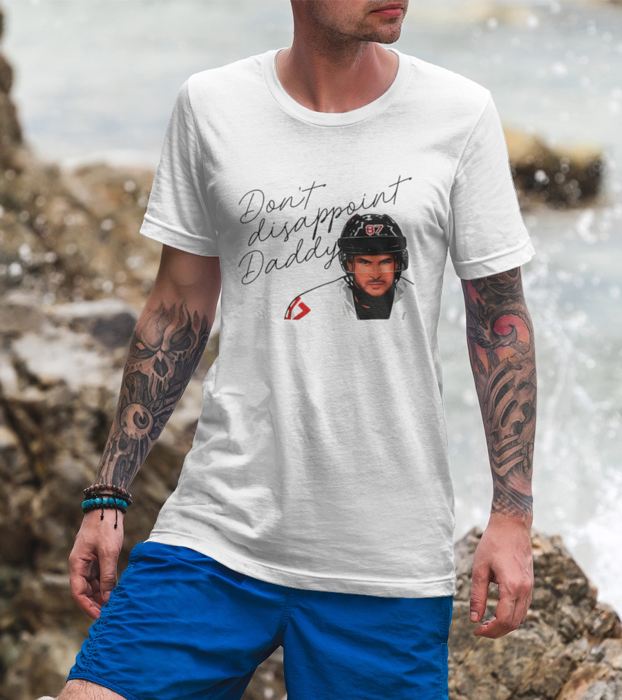 Don't Disappoint Daddy Sidney Crosby Hockey Legend 87 T-Shirt