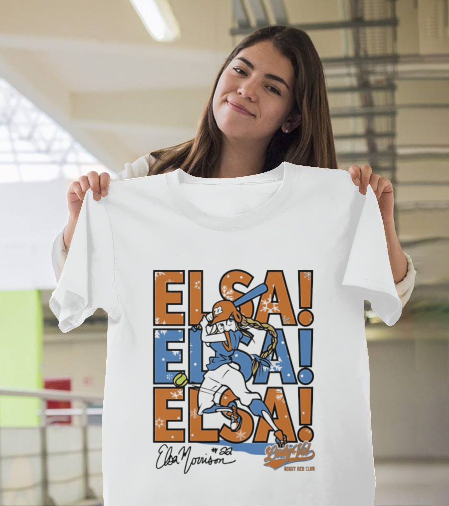 Elsa Morrison Lady Vol Tennessee Elsa 22 Boost Her Club T-Shirt