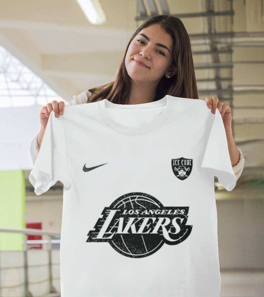 Los Angeles Lakers Ice Cube Truth To Power Four Decades Of Attitude Tour Nike Collaboration T-Shirt