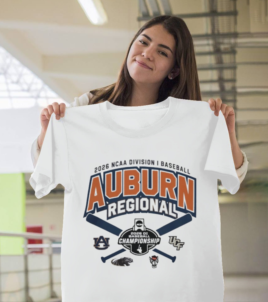 2026 NCAA Division I Baseball Auburn Regional Championship T-Shirt