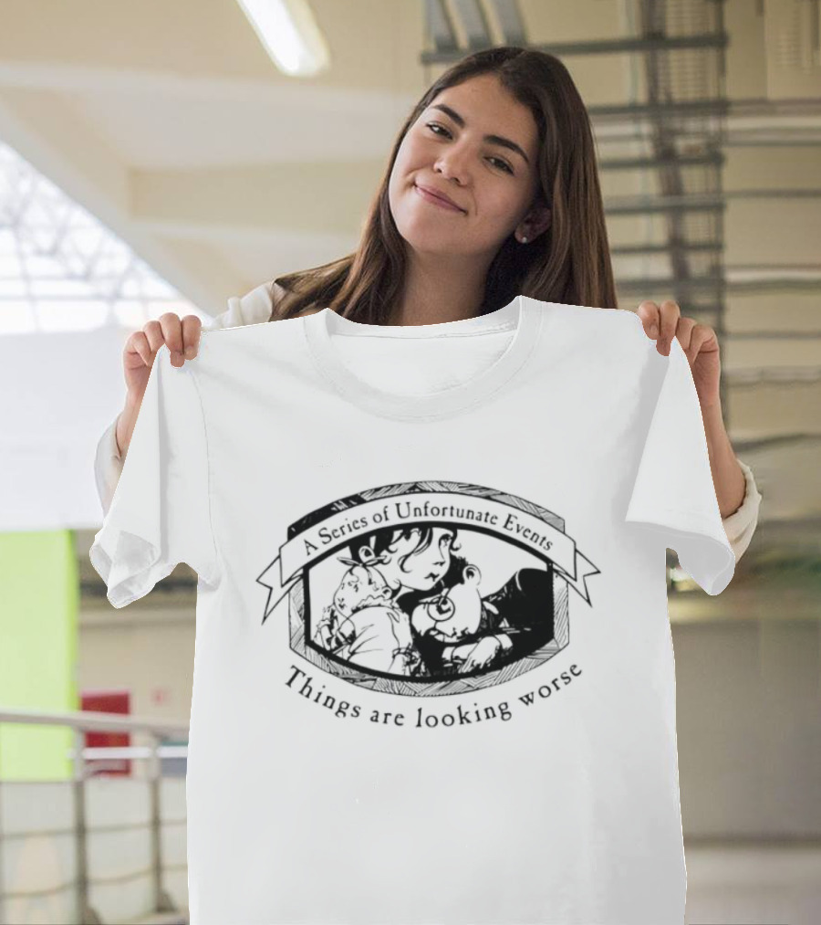 A Series Of Unfortunate Events Brett Helquist Things Are Looking Worse T-Shirt