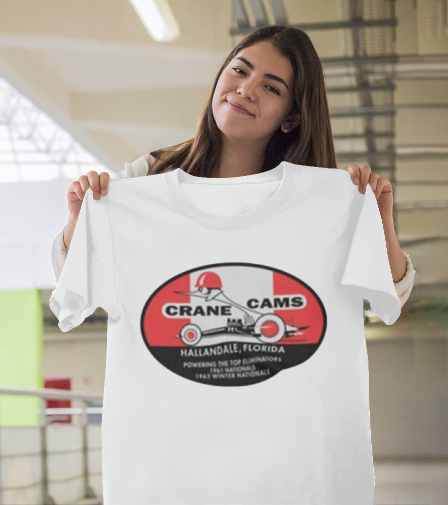 Crane Cams Hallandale Florida 1962 Winter Nationals Eliminator Racing T-Shirt