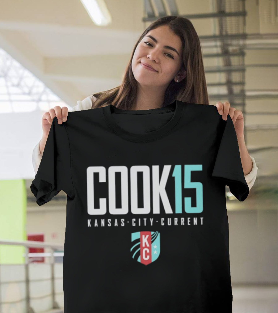 COOK 15 Kansas City Current NWSL KC T-Shirt