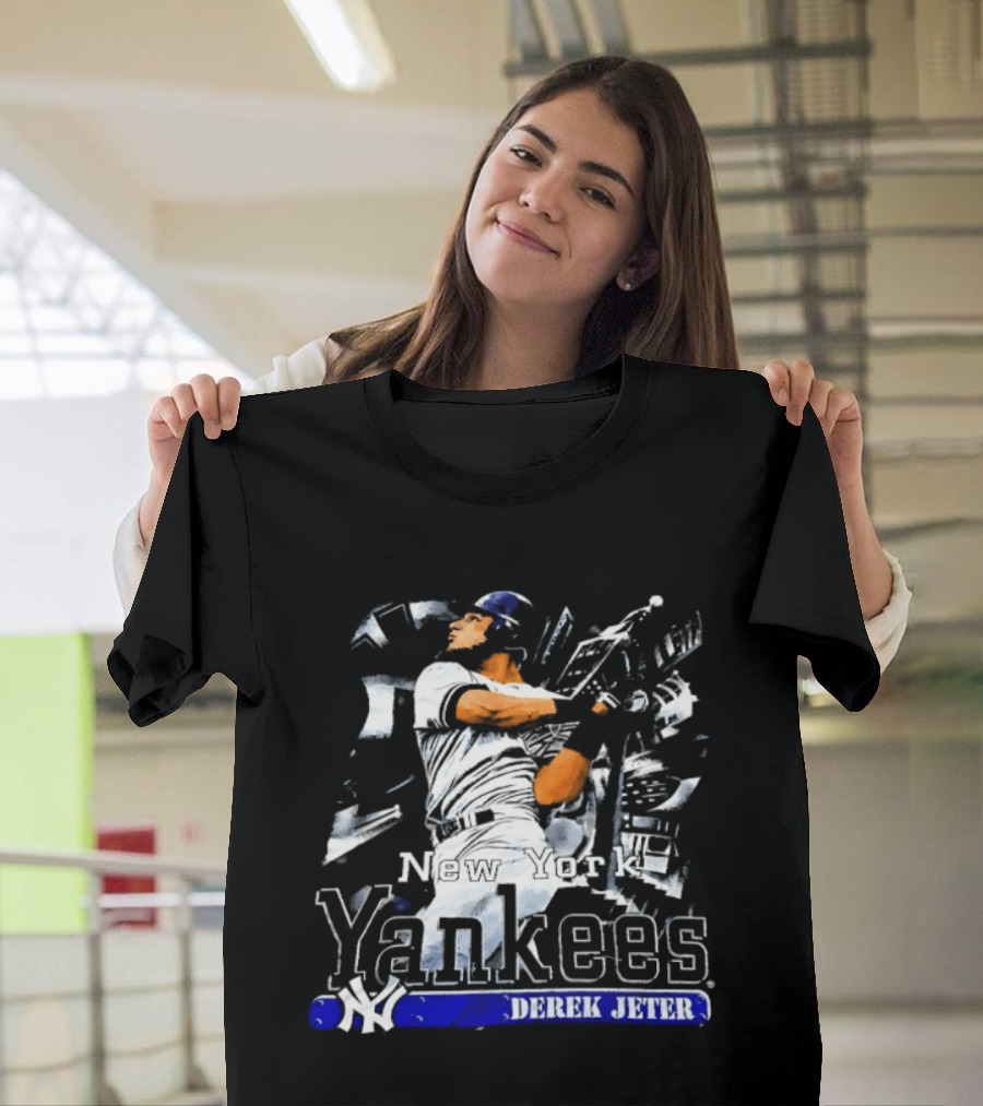 Yankees Derek Jeter Career Highlights New York Baseball Legend T-Shirt