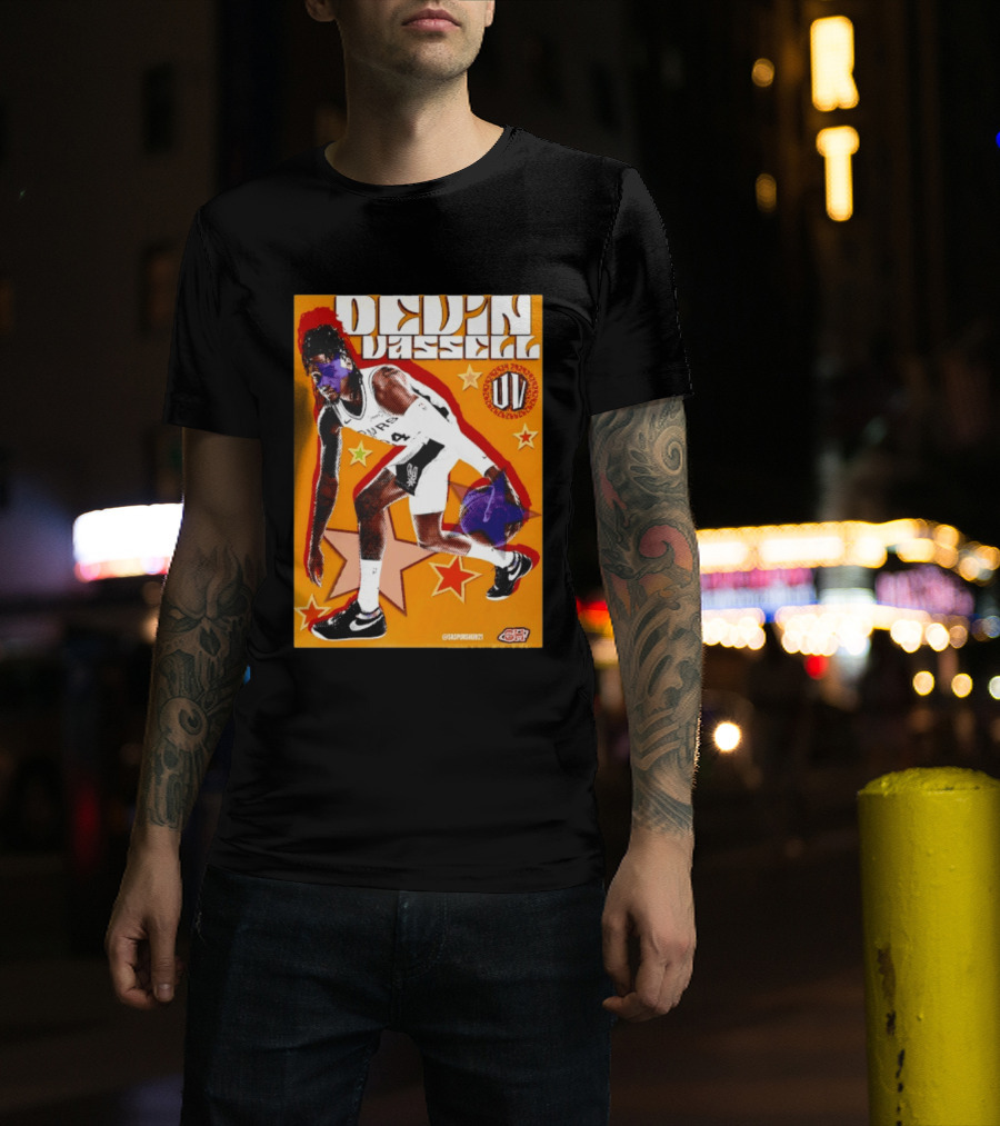 Devin Vassell San Antonio Spurs Basketball Star Orange T-Shirt