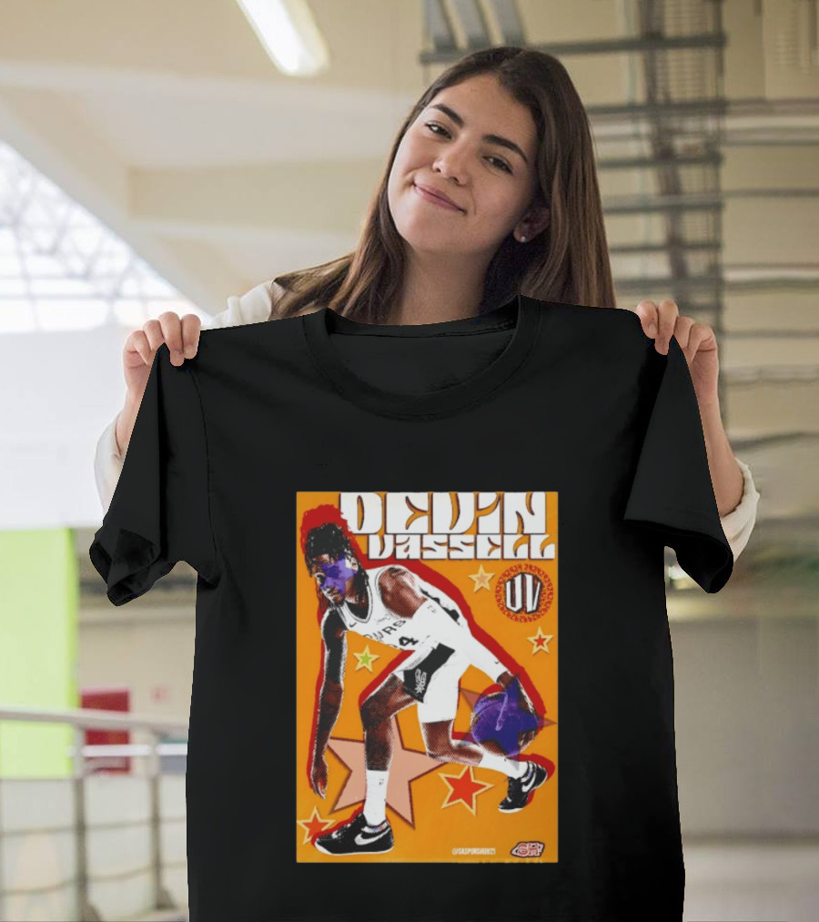 Devin Vassell San Antonio Spurs Basketball Star Orange T-Shirt