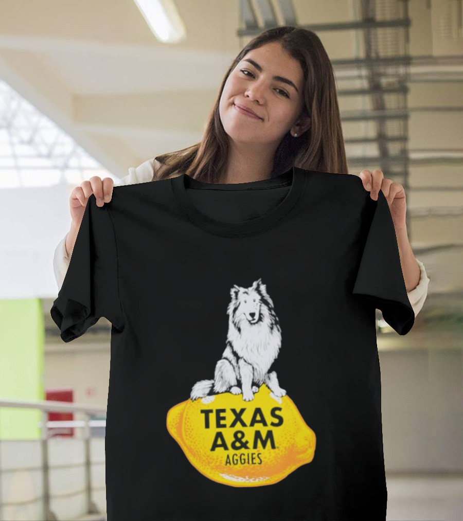 Texas A And M Aggies Husky Lemon T-Shirt