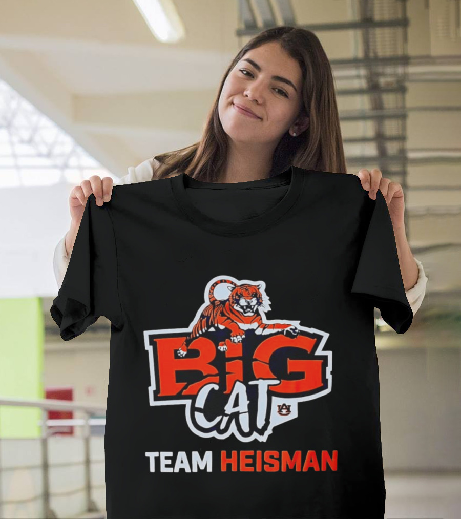 Auburn Big Cat Tiger Team Heisman T-Shirt