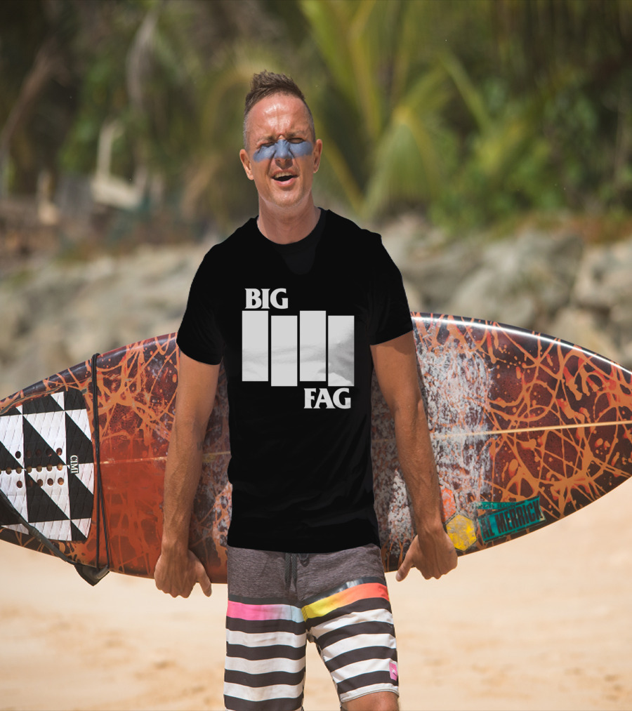 Big Fag Black Flag Bars 2026 T-Shirt