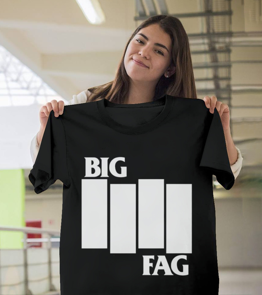 Big Fag Black Flag Bars 2026 T-Shirt