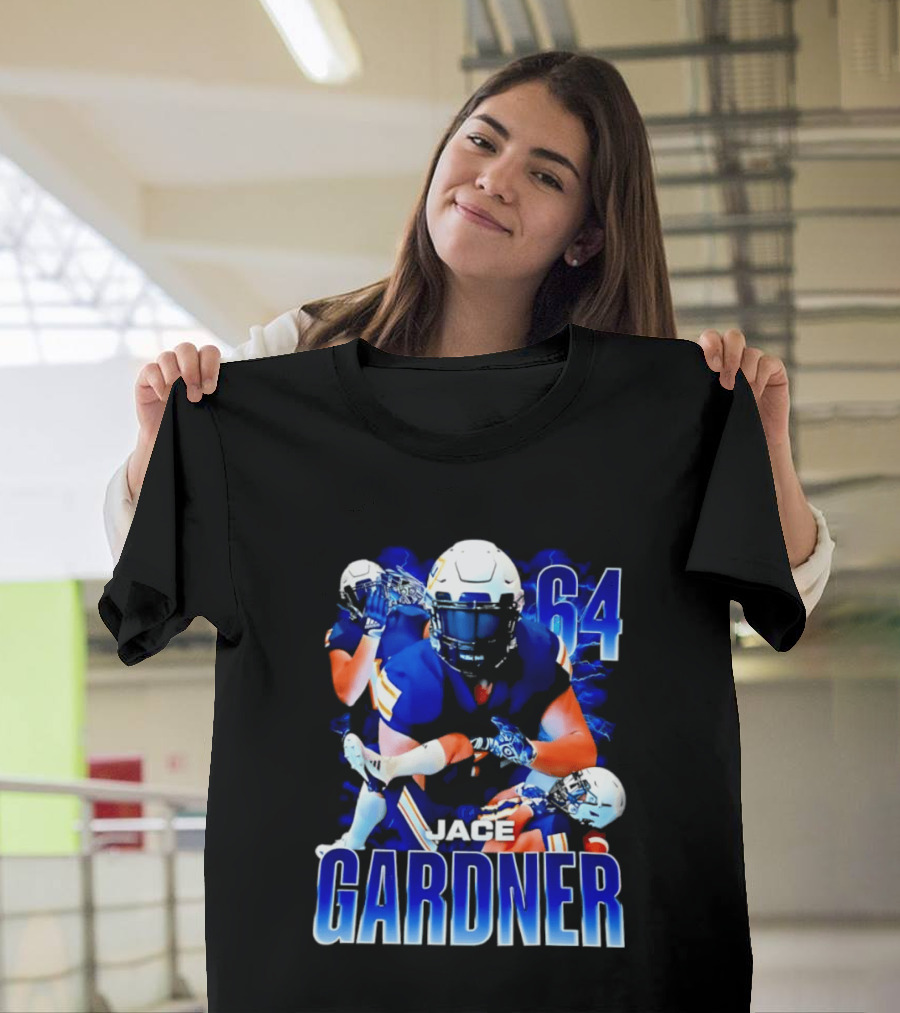 Jace Gardner 64 Football Lightning Sports T-Shirt