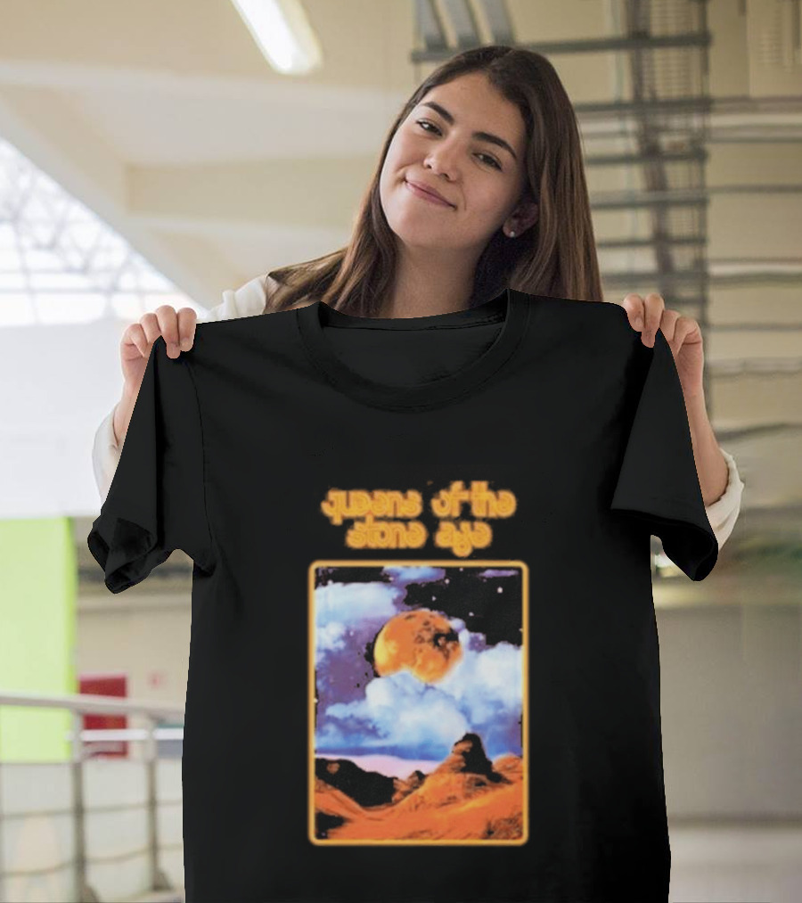Queens Of The Stone Age Cosmic Moon Scene T-Shirt