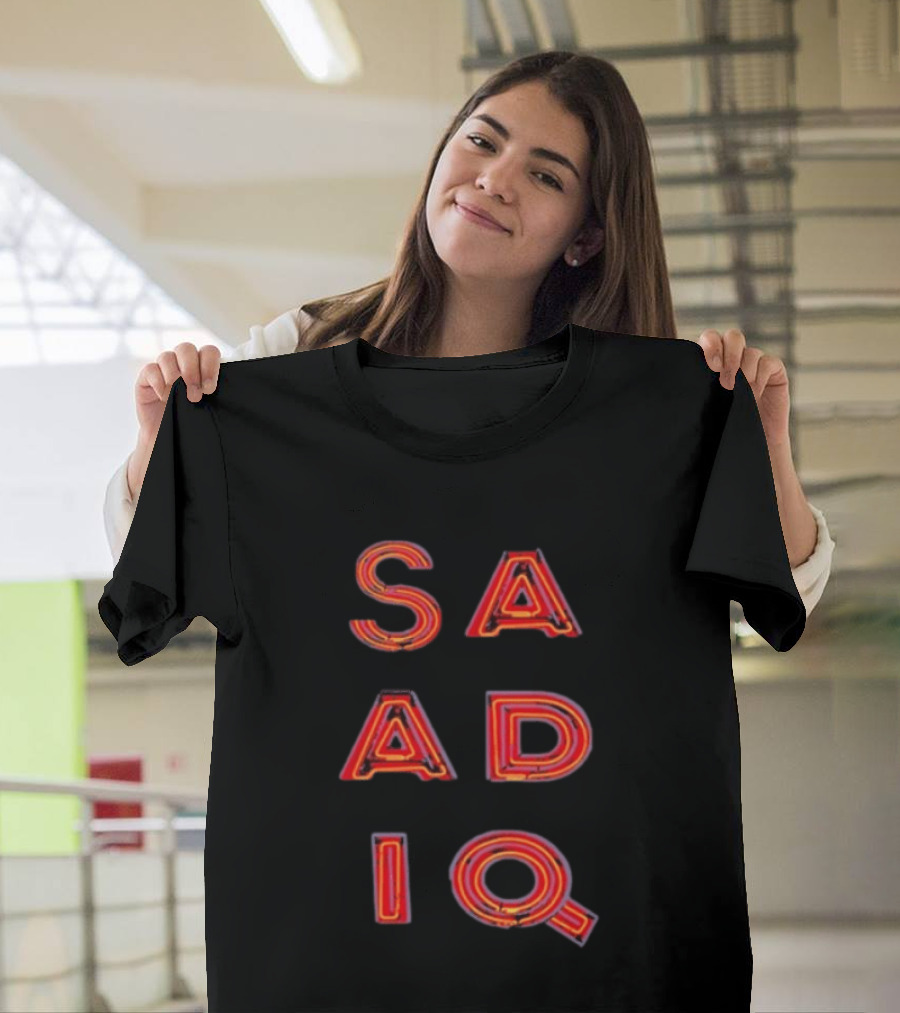 Raphael Saadiq Neon Stacked Letters T-Shirt