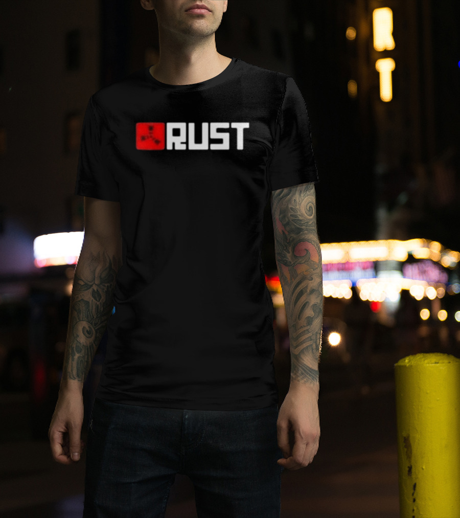 Rust Trust Issues Radiation Symbol Gaming T-Shirt