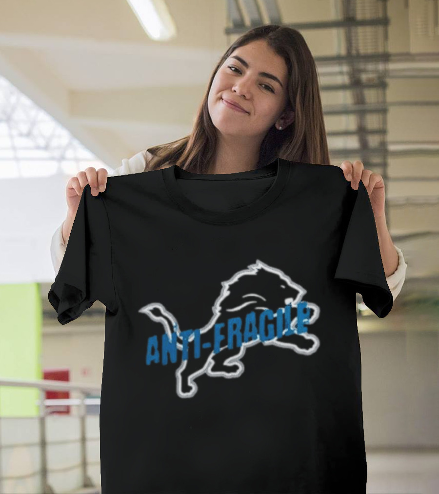 Detroit Lions Anti Fragile Jack Campbell Linebacker Collaboration T-Shirt