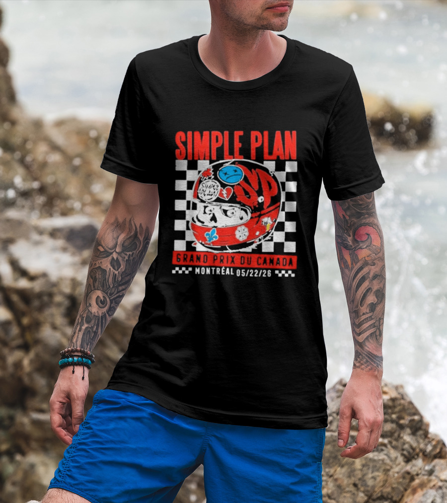 Simple Plan Grand Prix Du Canada Montreal 05/22/26 T-Shirt