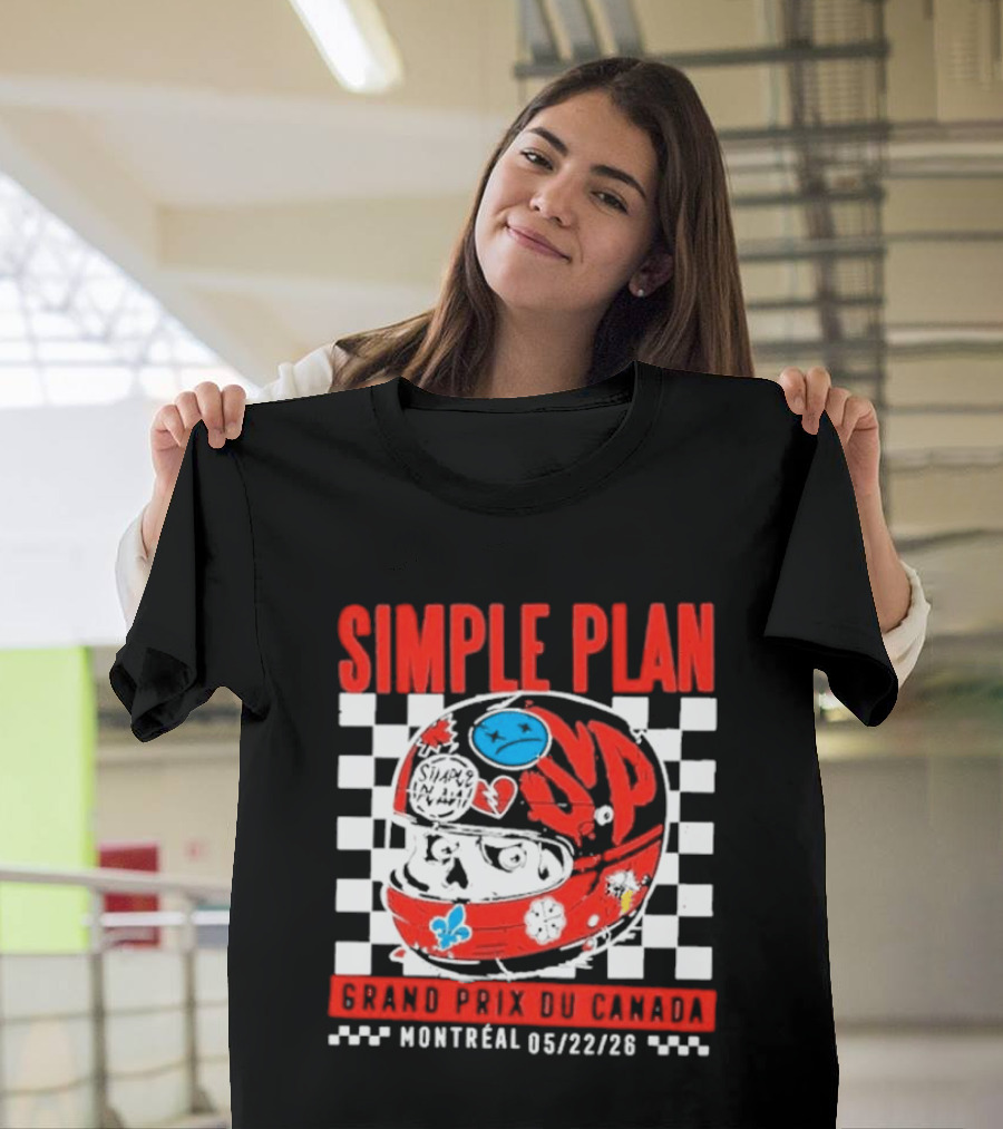 Simple Plan Grand Prix Du Canada Montreal 05/22/26 T-Shirt