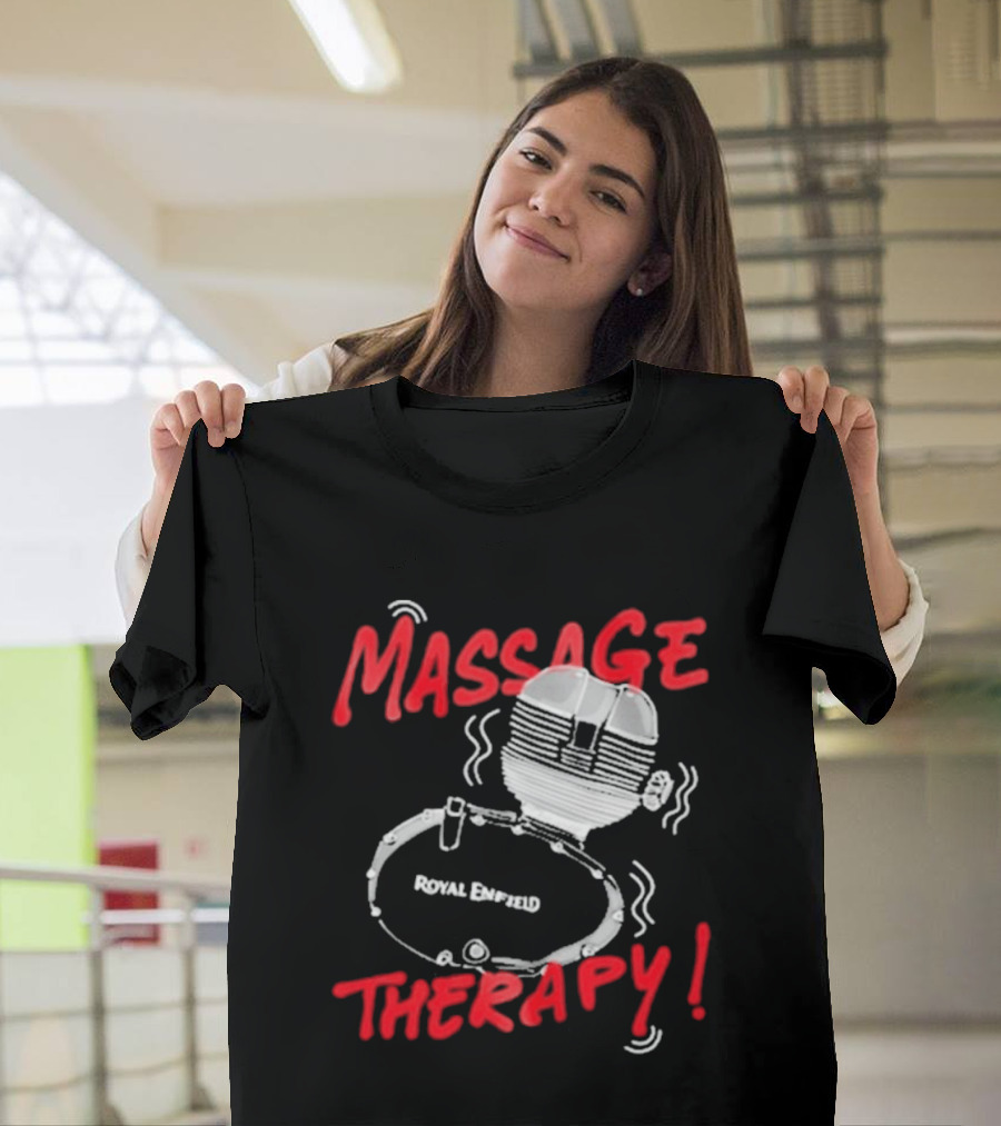 Srinivas Ganesh Royal Enfield Massage Therapy T-Shirt