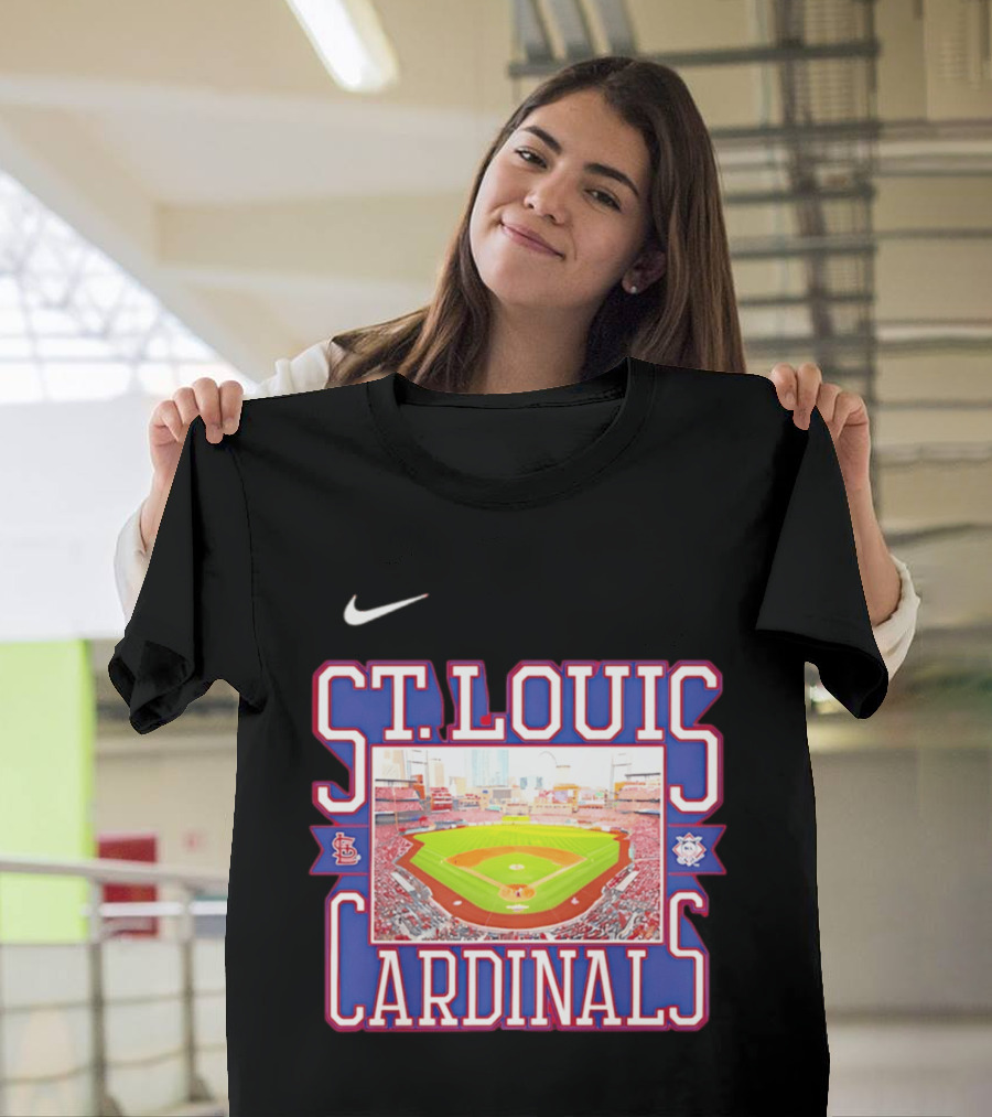 St. Louis Cardinals Baseball Stadium Nike MLB T-Shirt