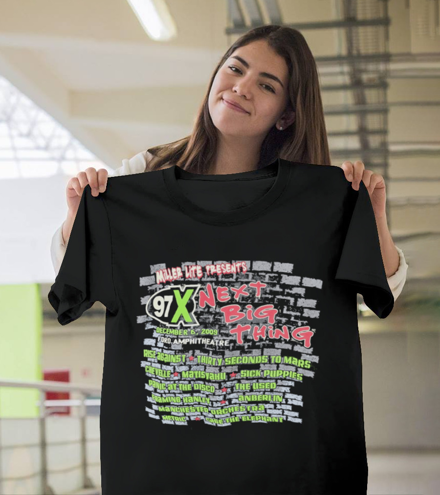 Miller Lite Presents 97X Next Big Thing Concert T-Shirt