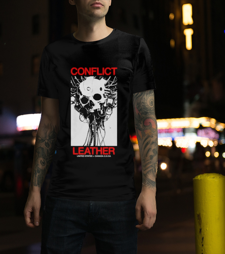Conflict Leather Exclusive Leatherhead Carnivore Black 2.0.2.6. T-Shirt