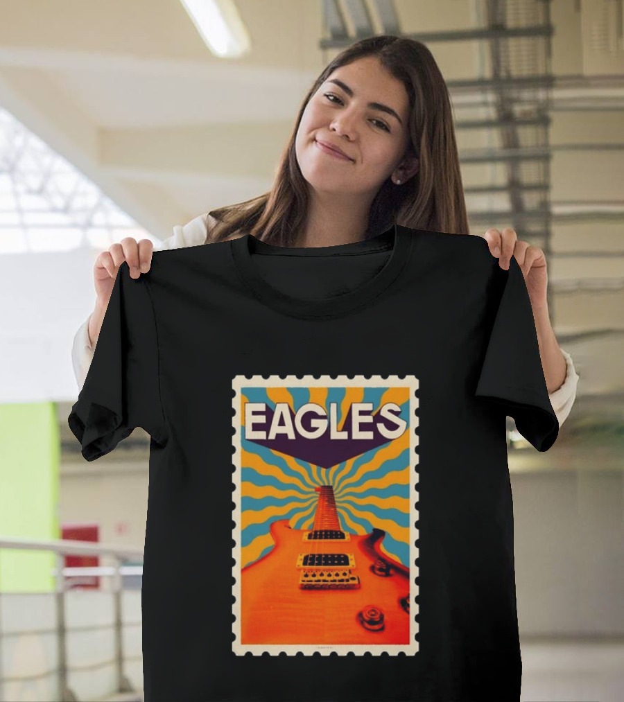 Eagles May 2026 Tour US Psychedelic Guitar Visual T-Shirt