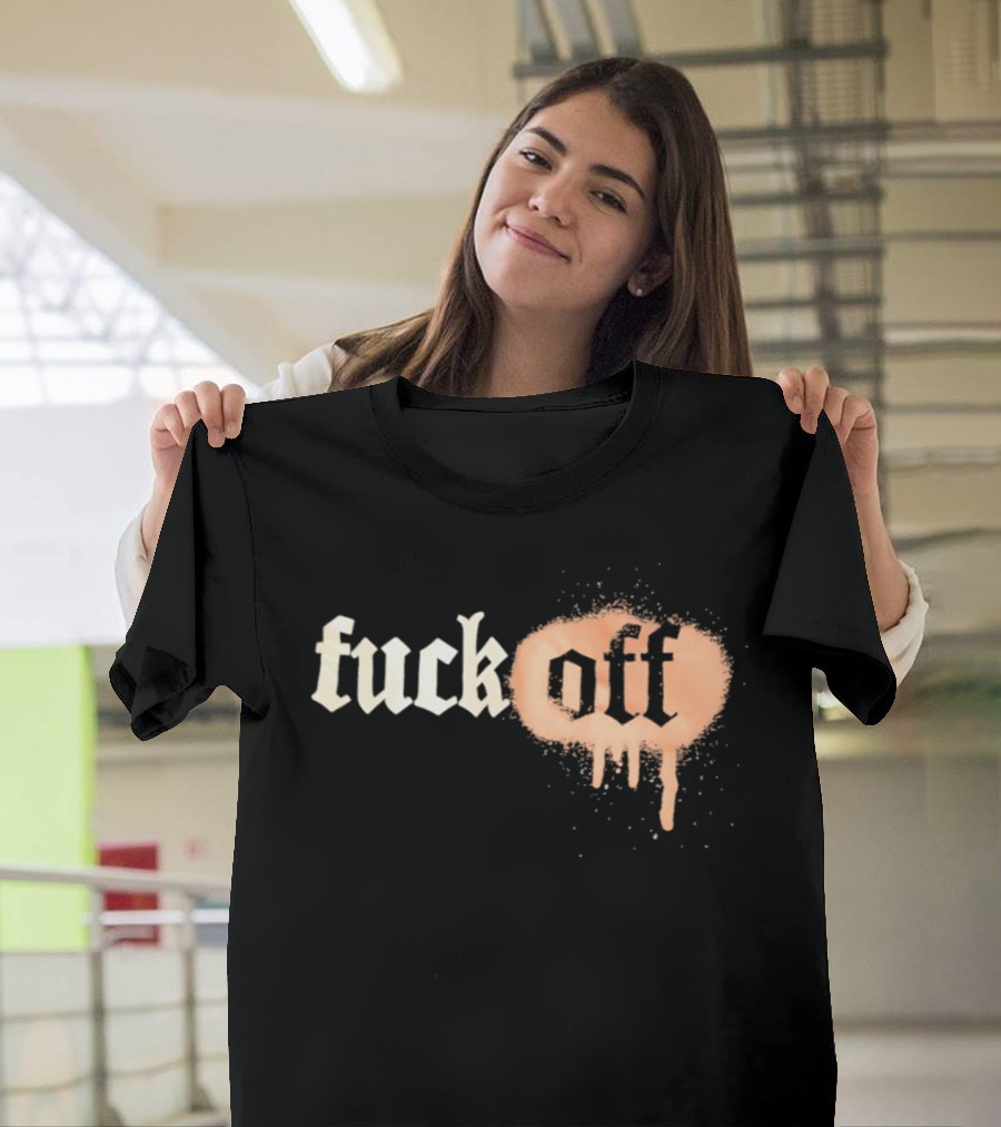 Fuck Off Gothic Graffiti T-Shirt