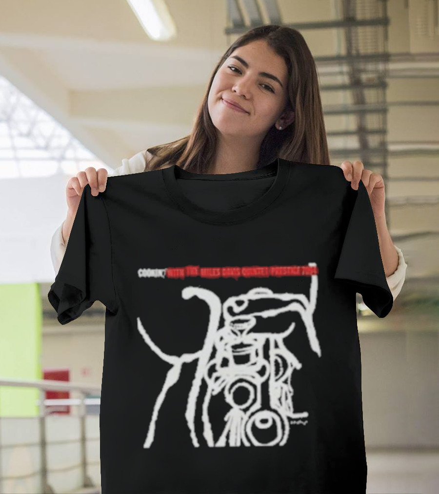 Miles Davis Quintet Cookin' Abstract Line T-Shirt