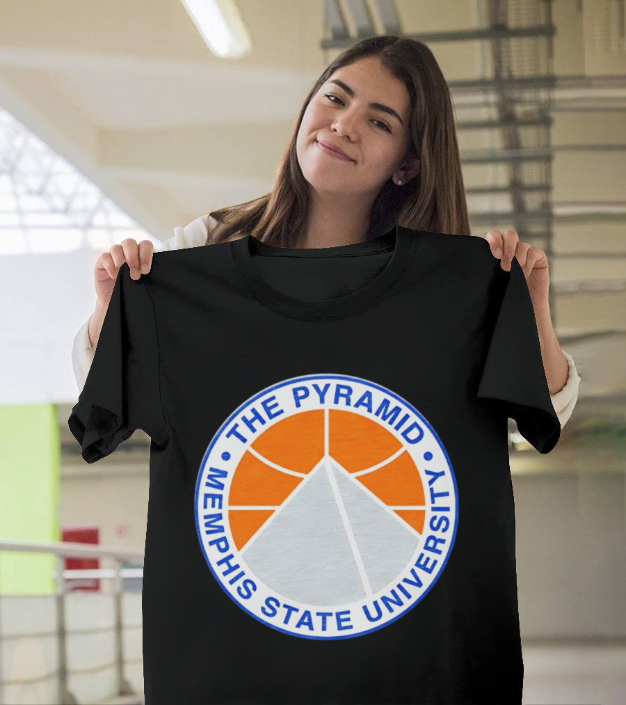The Pyramid Memphis State University Basketball T-Shirt