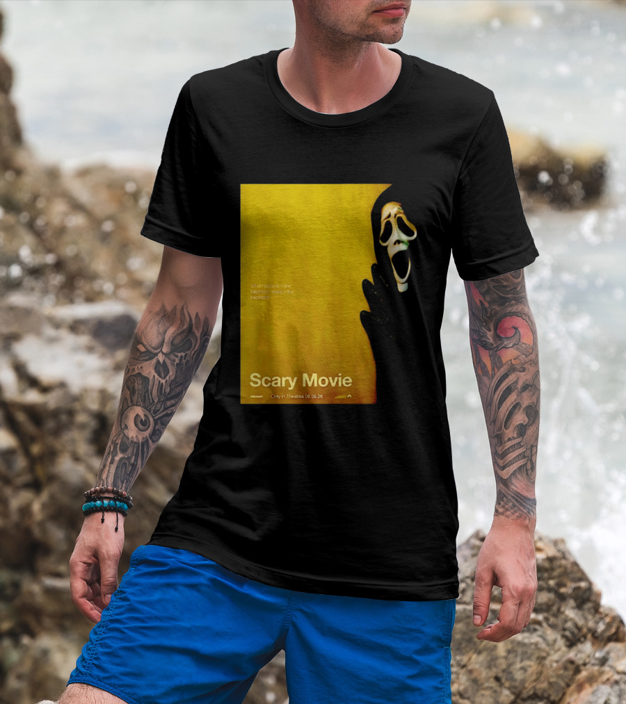 What Happens In The Backroom Stays In The Backroom Scary Movie 6 Backrooms Only In Theatres 06.05.26 T-Shirt