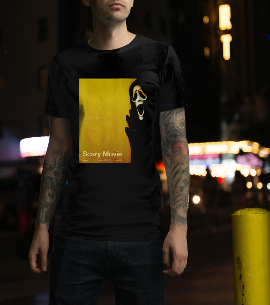 What Happens In The Backroom Stays In The Backroom Scary Movie 6 Backrooms Only In Theatres 06.05.26 T-Shirt