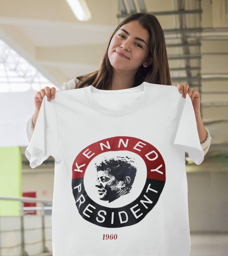 Kennedy President 1960 Vintage Campaign T-Shirt