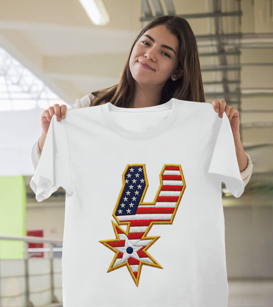 America 250th Anniversary Spurs Stars And Stripes T-Shirt