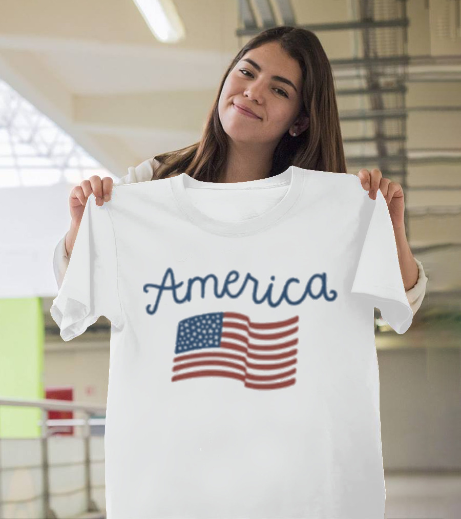 Deseret News America American Flag Patriotic Pride T-Shirt