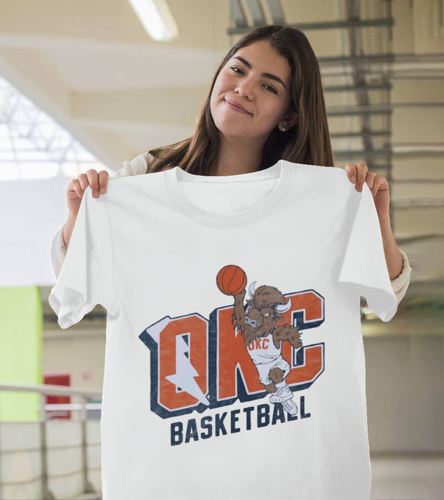 OKC Basketball Rumble Oklahoma City Thunder NBA T-Shirt