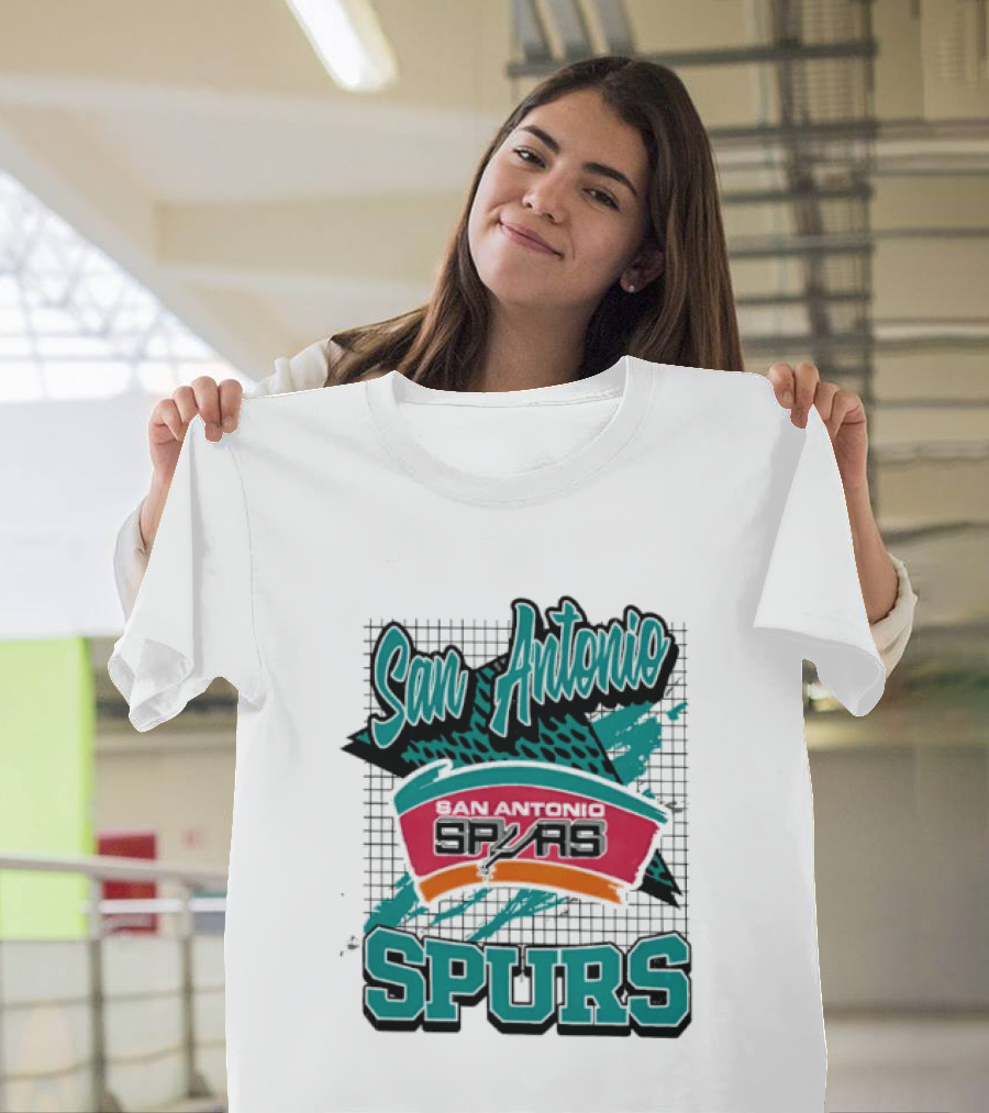 San Antonio Spurs NBA Retro Style San Antonio Spurs Memphis Spurs T-Shirt