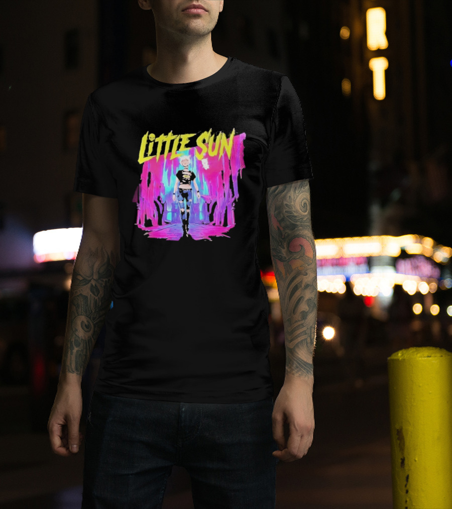 Cyberpunk 2077 Little Sun Neon Street T-Shirt