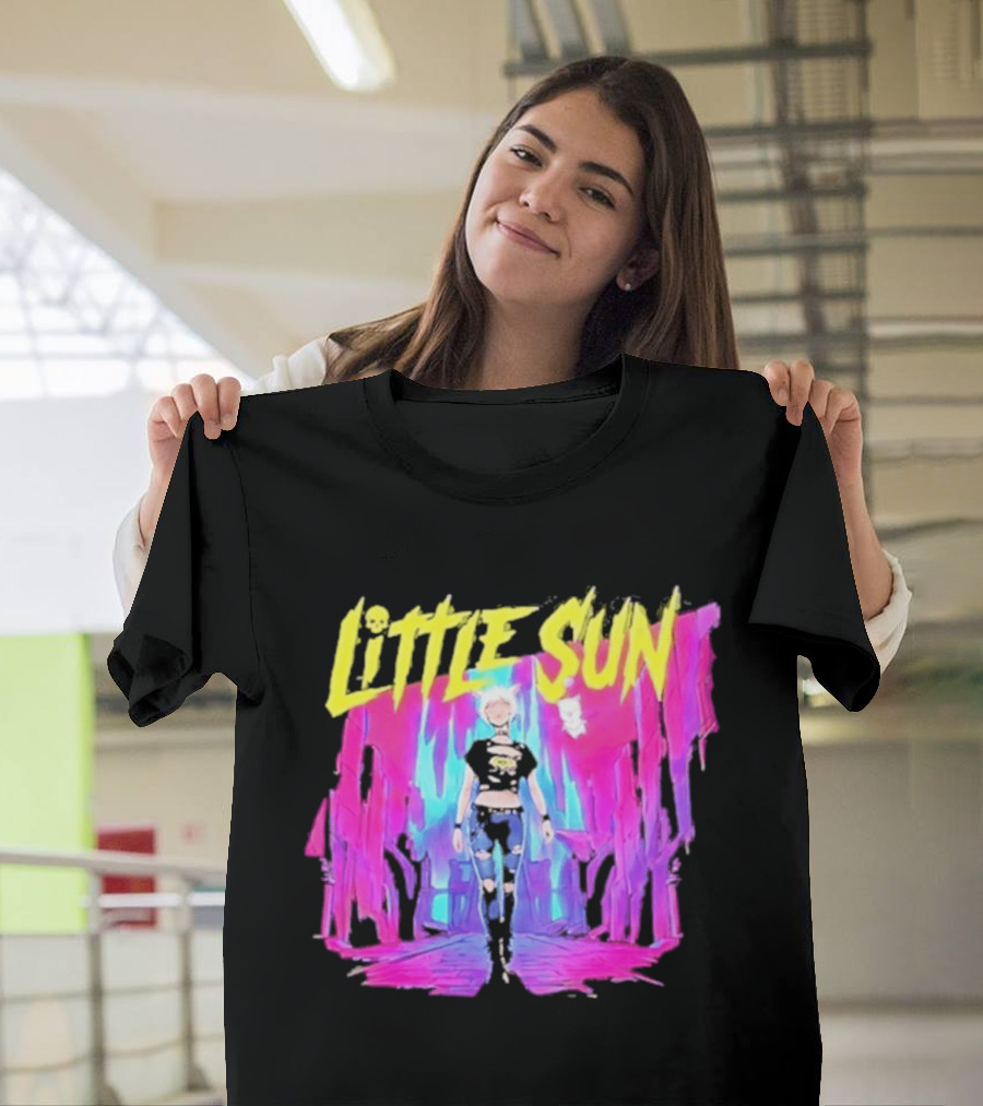Cyberpunk 2077 Little Sun Neon Street T-Shirt