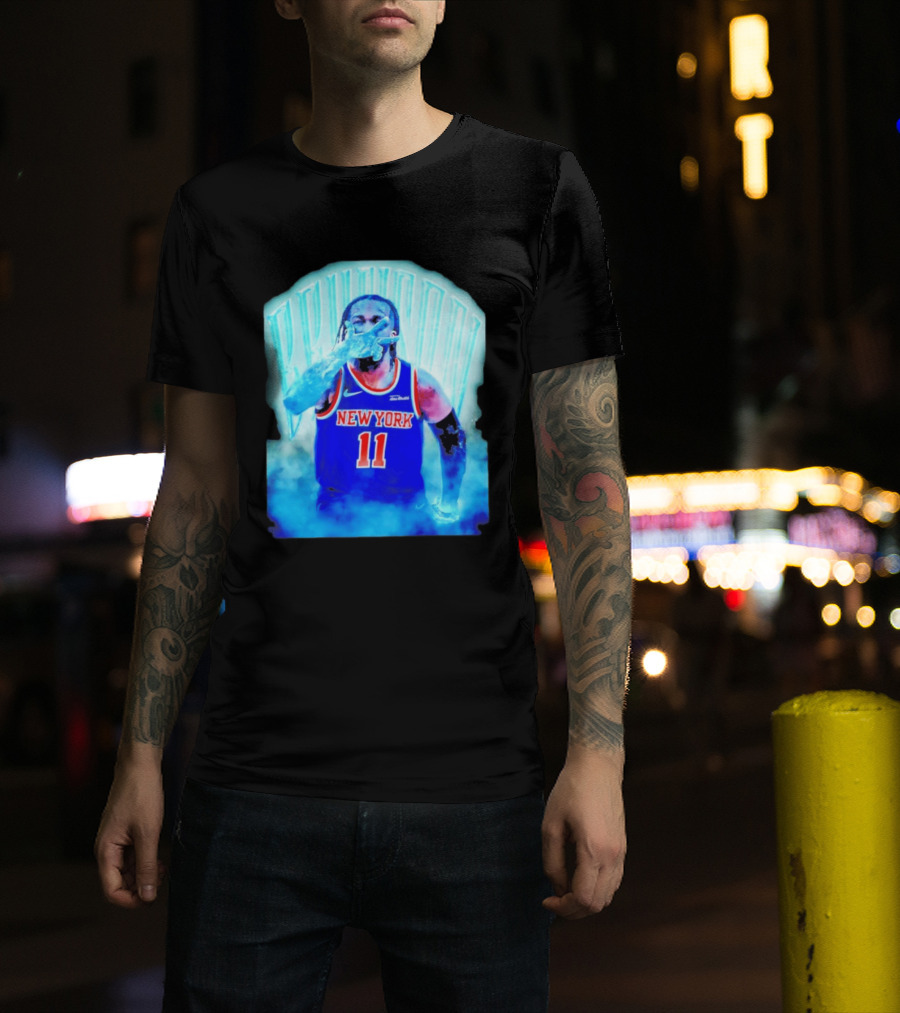 New York Ice Man Brunson 11 Jersey Knicks T-Shirt